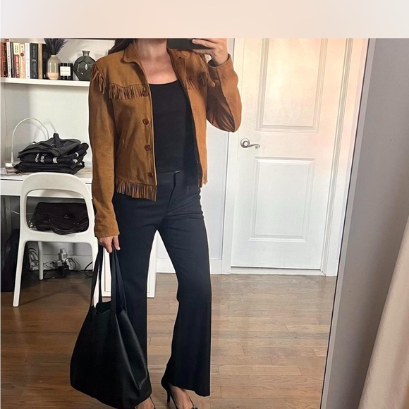 Lucky brand suede fringe jacket xs - Picture 5 of 6